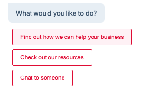 Chatbot Example - Find out how we can help your business