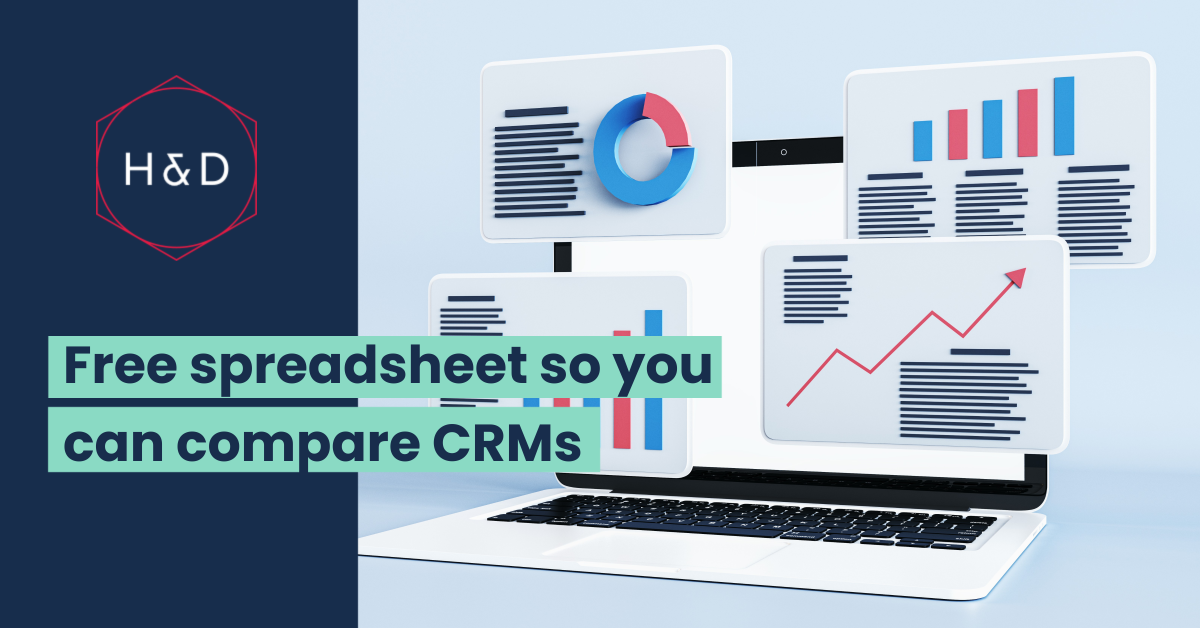 Free spreadsheet so you can compare CRMs